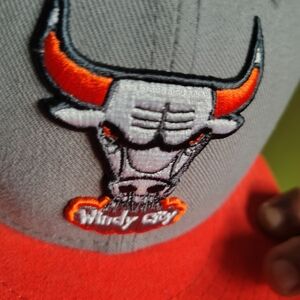 New Era Orange, Black, and Gray 9FIFTY Cap